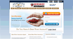 Desktop Screenshot of bearriverinsurance.net